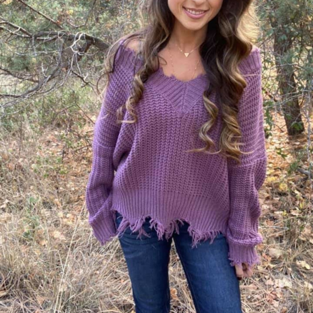 Distressed Sweater